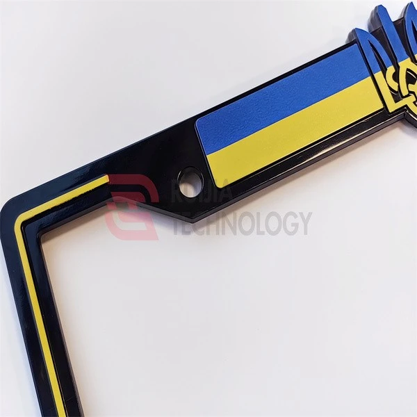 Weather Resistant Ethiopia Vehicle License Plate high quality