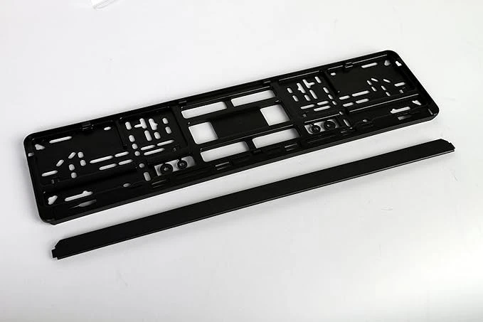 Standard Black Euro License Plate Holder